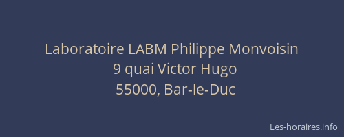 Laboratoire LABM Philippe Monvoisin