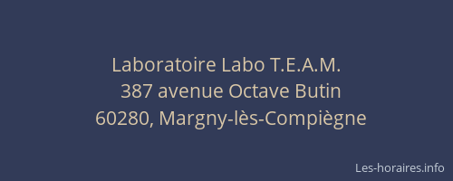Laboratoire Labo T.E.A.M.