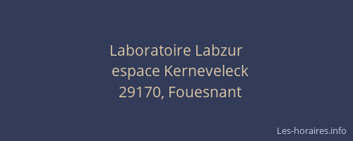 Laboratoire Labzur