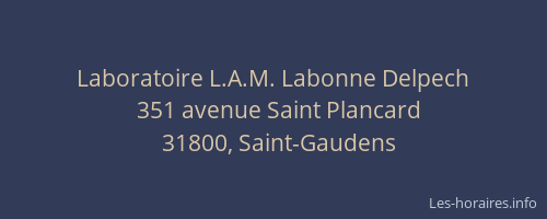 Laboratoire L.A.M. Labonne Delpech