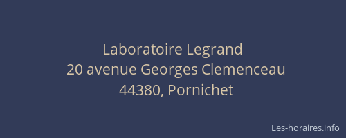 Laboratoire Legrand