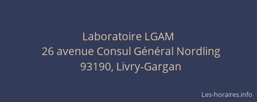 Laboratoire LGAM