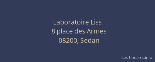 Laboratoire Liss