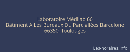 Laboratoire M&eacute;dilab 66