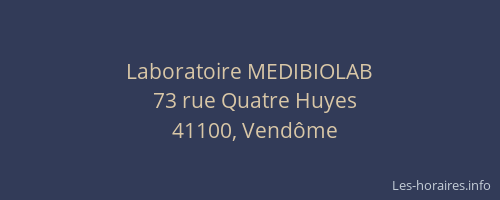 Laboratoire MEDIBIOLAB