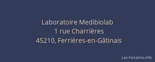 Laboratoire Medibiolab