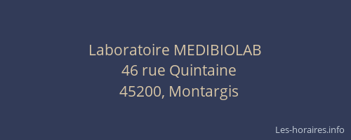 Laboratoire MEDIBIOLAB