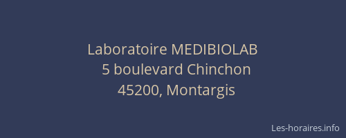Laboratoire MEDIBIOLAB