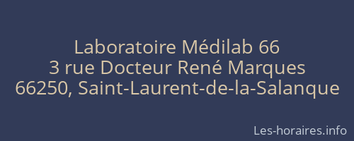 Laboratoire Médilab 66