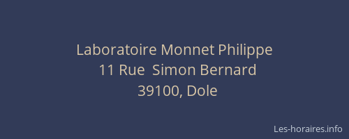 Laboratoire Monnet Philippe