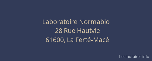 Laboratoire Normabio
