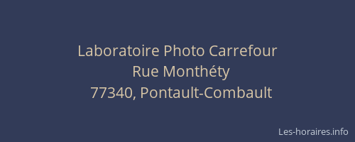 Laboratoire Photo Carrefour