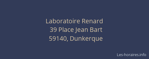 Laboratoire Renard