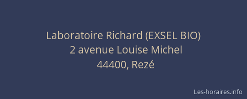 Laboratoire Richard (EXSEL BIO)