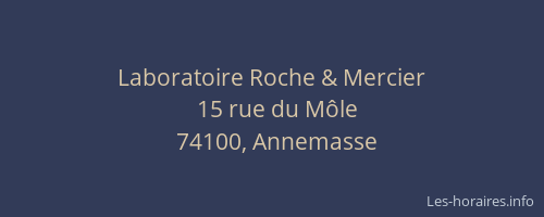 Laboratoire Roche & Mercier