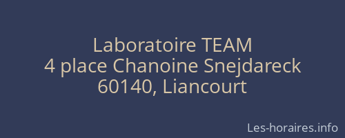 Laboratoire TEAM