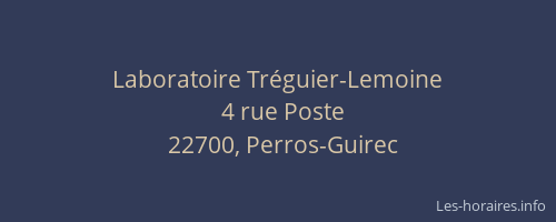 Laboratoire Tréguier-Lemoine