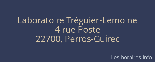 Laboratoire Tréguier-Lemoine