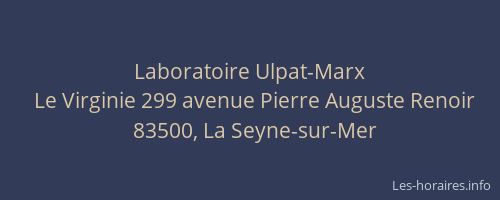 Laboratoire Ulpat-Marx