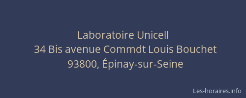 Laboratoire Unicell