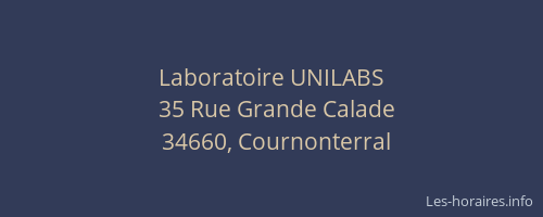 Laboratoire UNILABS
