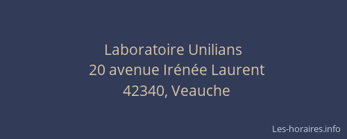 Laboratoire Unilians