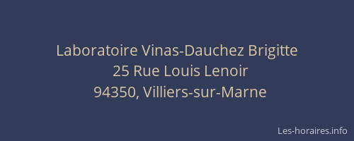 Laboratoire Vinas-Dauchez Brigitte