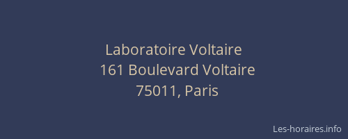 Laboratoire Voltaire