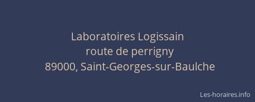 Laboratoires Logissain