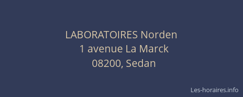 LABORATOIRES Norden