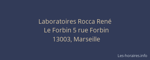 Laboratoires Rocca René