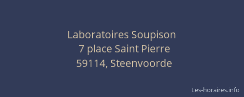 Laboratoires Soupison