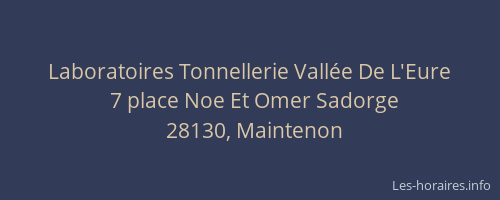 Laboratoires Tonnellerie Vall&eacute;e De L'Eure