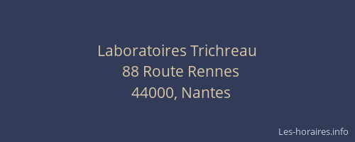 Laboratoires Trichreau