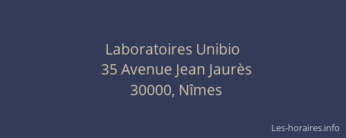 Laboratoires Unibio