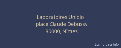 Laboratoires Unibio