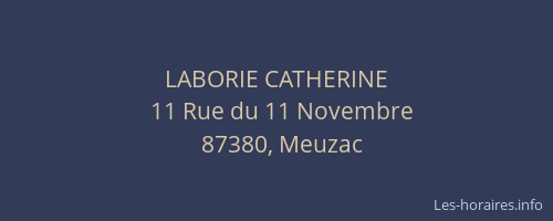 LABORIE CATHERINE