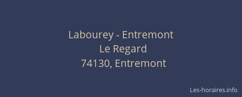 Labourey - Entremont