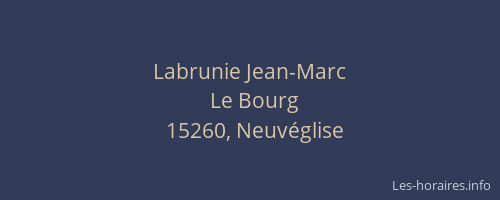 Labrunie Jean-Marc