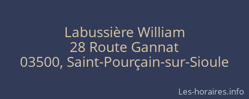 Labussière William