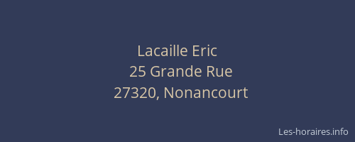 Lacaille Eric