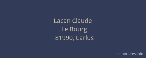 Lacan Claude