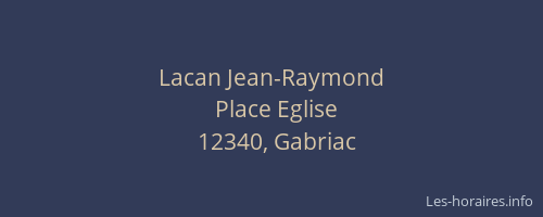 Lacan Jean-Raymond