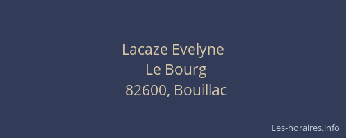 Lacaze Evelyne