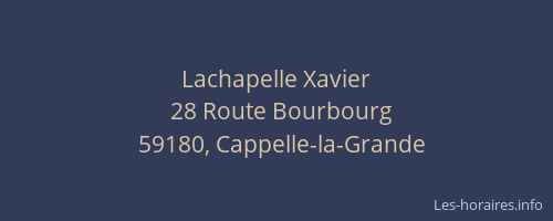 Lachapelle Xavier