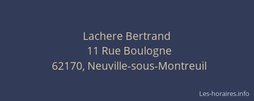 Lachere Bertrand