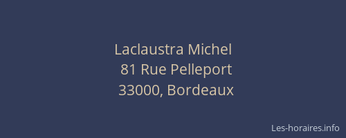 Laclaustra Michel