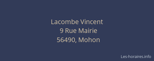 Lacombe Vincent
