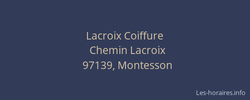 Lacroix Coiffure