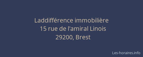 Laddifférence immobilière